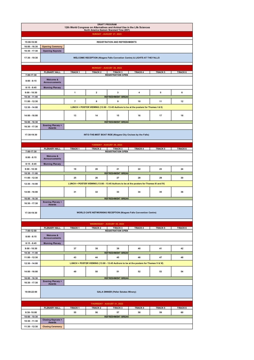 draft table program wc12 - 2023